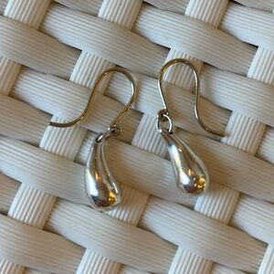 Tiffany & Co. Elsa Peretti Sterling Silver Teardrop Earrings